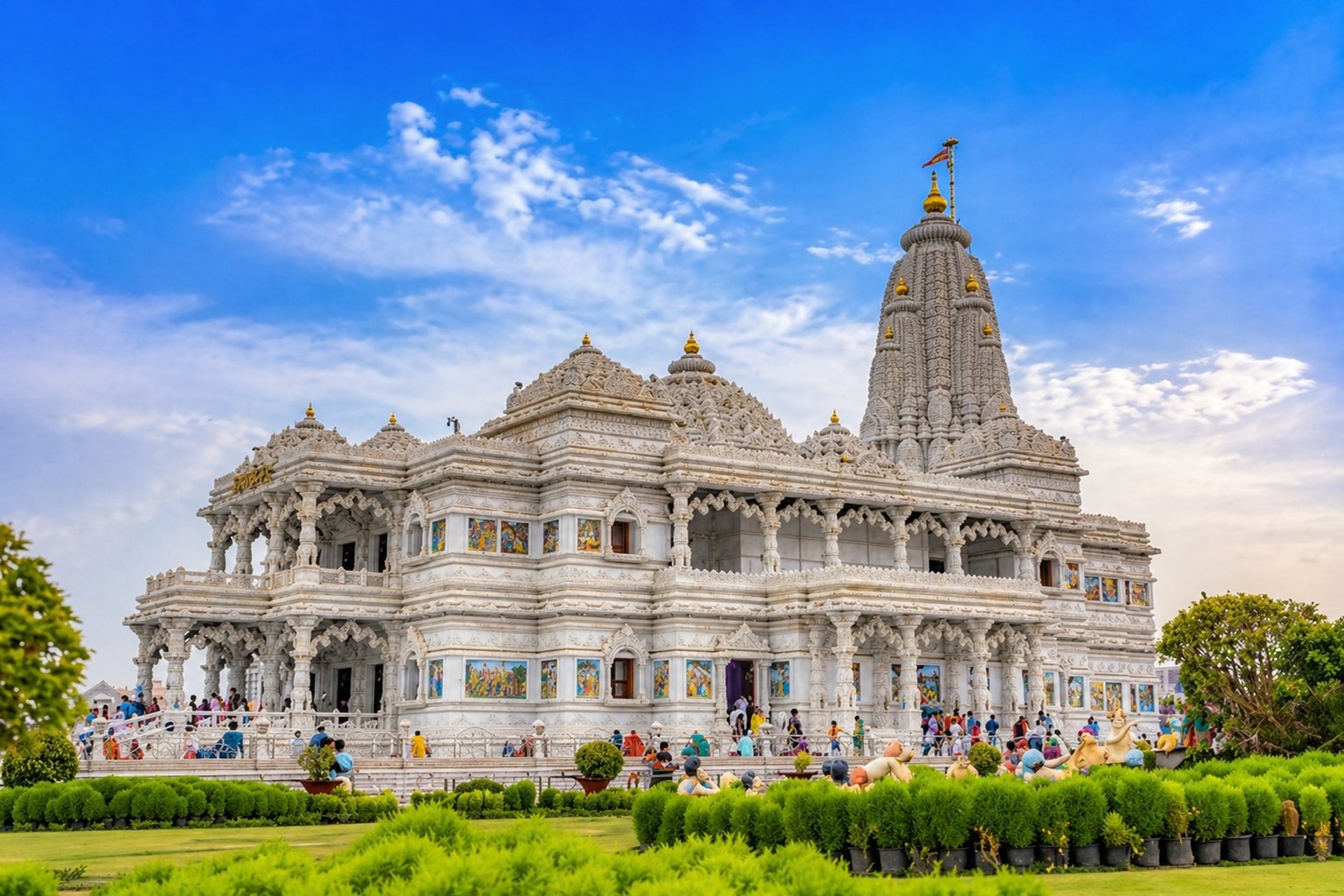 Prem Mandir — Day View