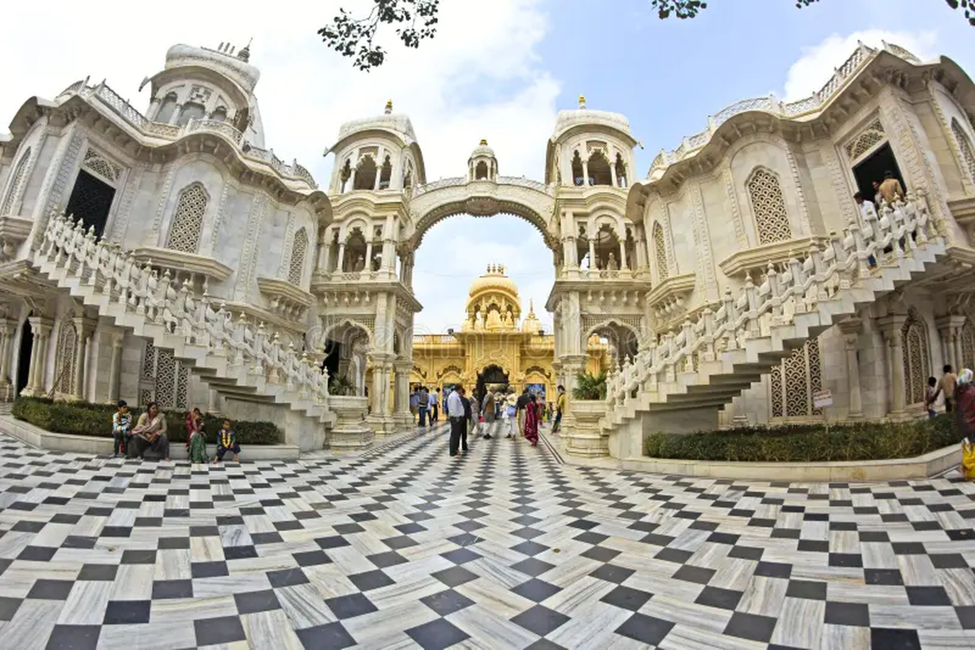 ISKCON Temple — Courtyard